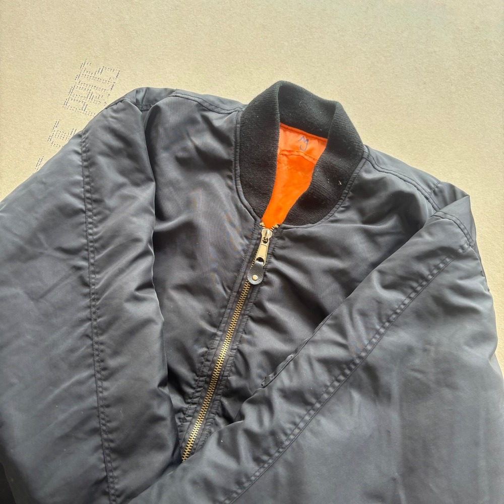 Vintage 70s/80s MA-1 Flight Bomber Jacket‎  Reversible